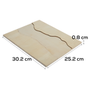 Gray Urban Crafter Plywood River Board for Resin 30.3 x 25.3 x 0.8cm Woodcraft