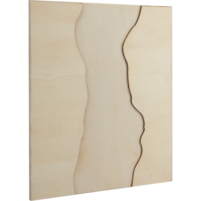 Gray Urban Crafter Plywood River Board for Resin 30.3 x 25.3 x 0.8cm Woodcraft