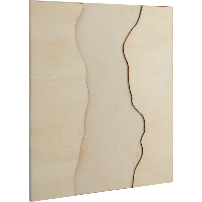 Gray Urban Crafter Plywood River Board for Resin 30.3 x 25.3 x 0.8cm Woodcraft