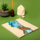 Olive Drab Urban Crafter Plywood River Board for Resin 30.3 x 25.3 x 0.8cm Woodcraft