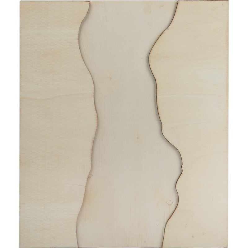 Gray Urban Crafter Plywood River Board for Resin 30.3 x 25.3 x 0.8cm Woodcraft