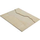 Gray Urban Crafter Plywood River Board for Resin 30.3 x 25.3 x 0.8cm Woodcraft