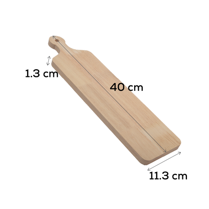 Tan Urban Crafter Pine Rectangular Serving Paddle 40.6x11.3x1.4cm Boards
