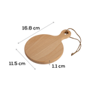 Rosy Brown Urban Crafter Beech Round Serving Board 11.7x17x1.2cm Boards