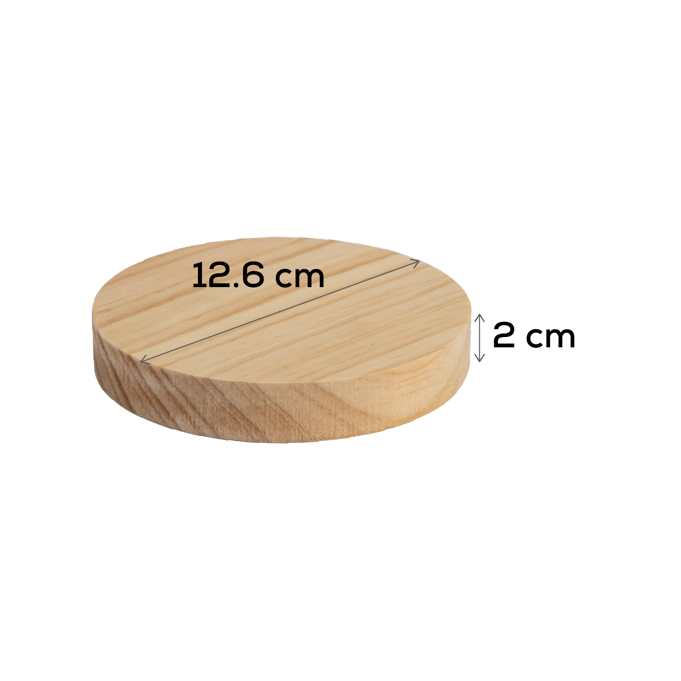Tan Urban Crafter Pine Round Panel 12.7 x 12.7 x 2cm Woodcraft