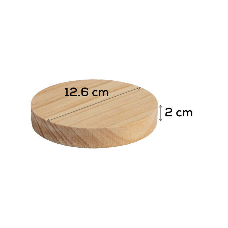 Tan Urban Crafter Pine Round Panel 12.7 x 12.7 x 2cm Woodcraft