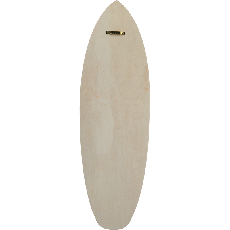 Dark Gray Urban Crafter Plywood Surfboard 48x14.7x0.5cm Woodcraft