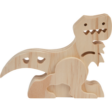 Tan Tim & Tess Pine Dinosaur Kids Craft Basics