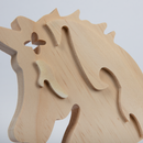 Gray Tim & Tess Pine Unicorn Head Kids Craft Basics