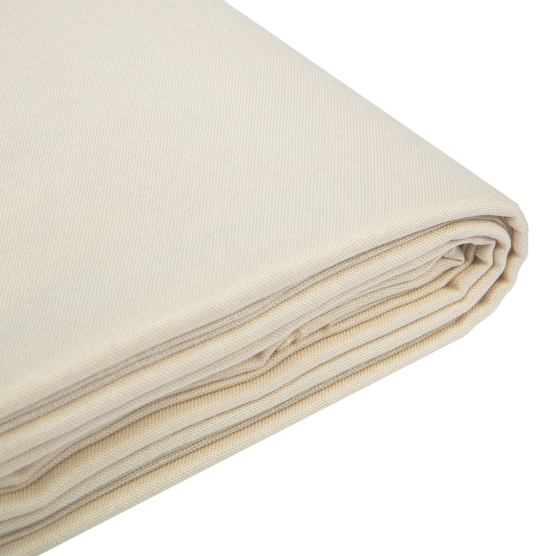 Light Gray Solid Colour Quilting and Craft Fabric-Ivory 100% Cotton, 112cm X 2m, 140gsm (1 Piece) Quilting