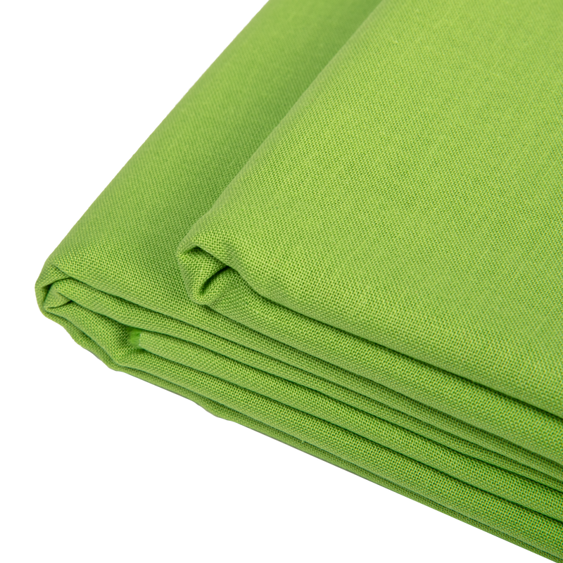 Yellow Green Solid Colour Quilting and Craft Fabric-Lime Green 100% Cotton, 112cm X 2m, 140gsm (1 Piece) Quilting