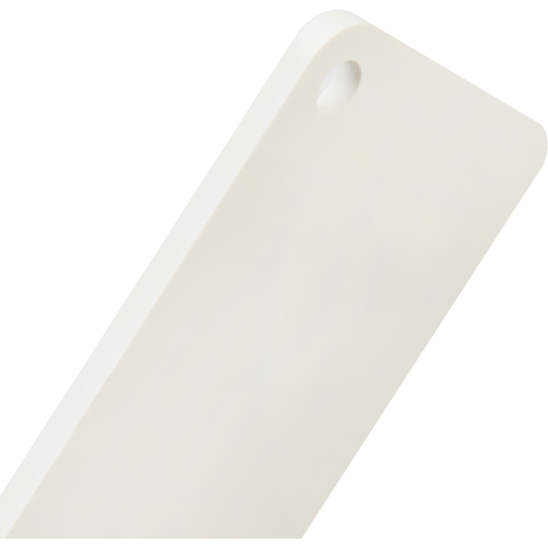 Antique White Personalisable Plastic Keyring-Rectangle 4x7.6cm Craft Basics