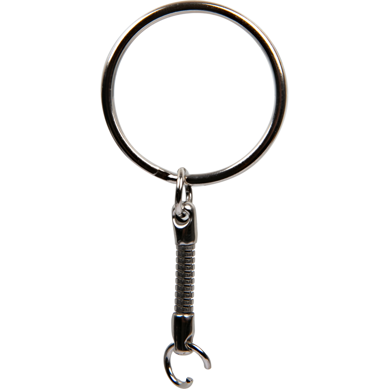 Personalisable Keychain Ring with Snake Chain 3cm