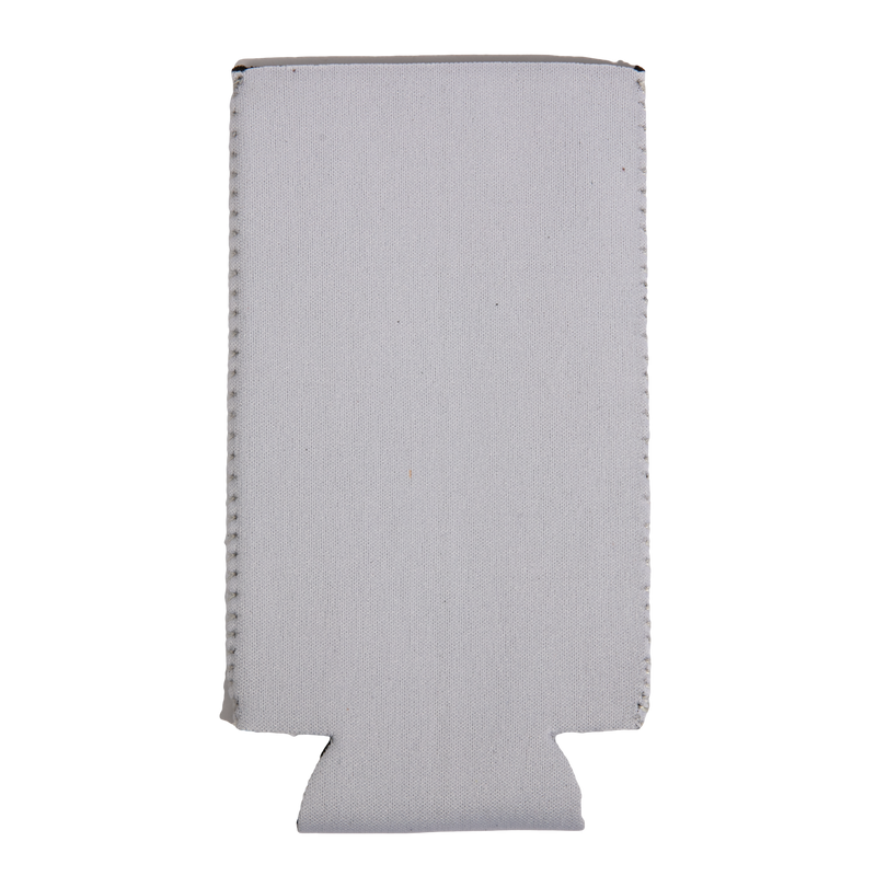 Gray Personalisable Neoprene Slim Can Cooler 12oz / 354.9ml Craft Basics