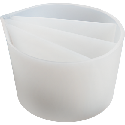 Light Gray Urban Crafter Silicone Pouring Split Cup - 4 Sections Resin Tools & Accessories