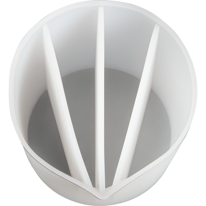 Light Gray Urban Crafter Silicone Pouring Split Cup - 4 Sections Resin Tools & Accessories