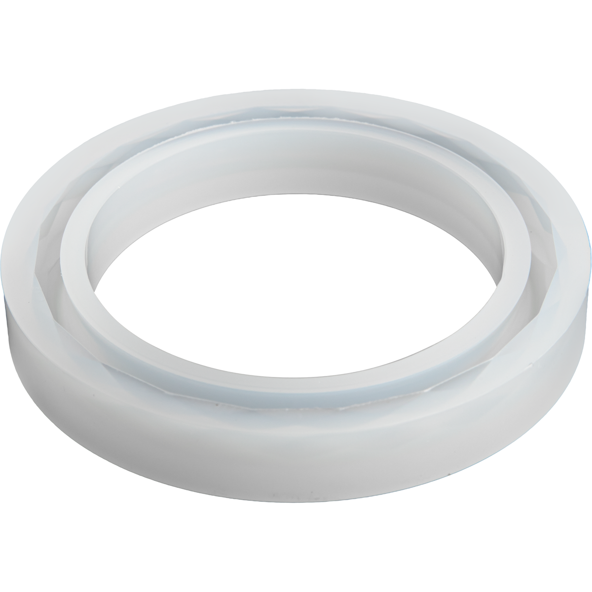 Light Gray Urban Crafter Silicone Bracelet Mould 8.2x8.2x1.1cm - 1pc Resin Moulds