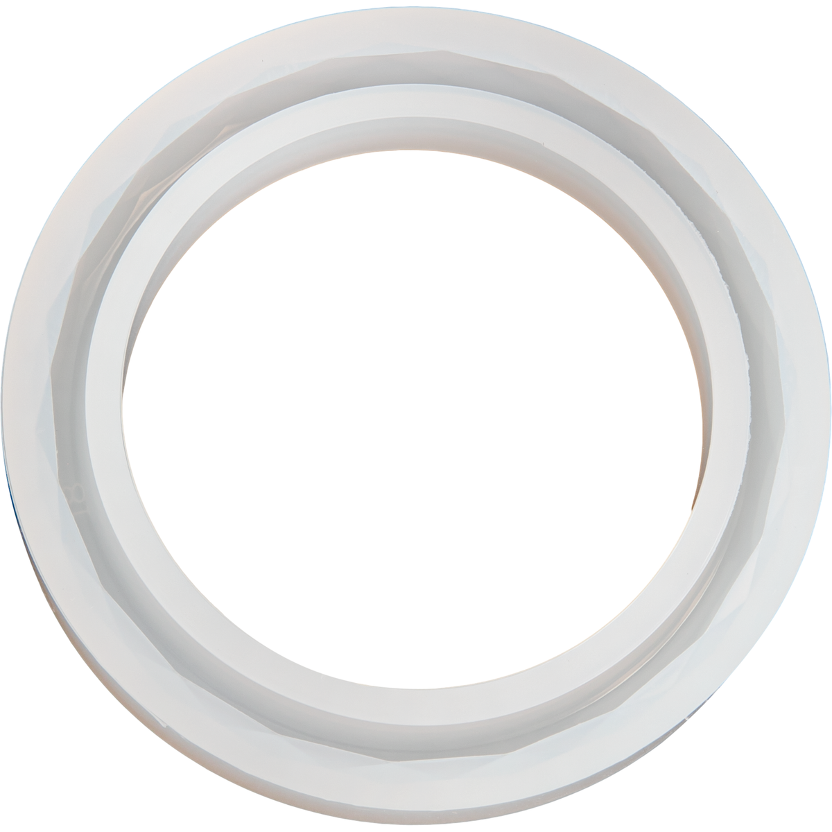 Light Gray Urban Crafter Silicone Bracelet Mould 8.2x8.2x1.1cm - 1pc Resin Moulds
