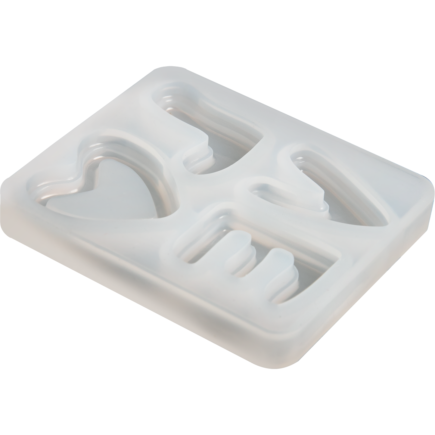 Light Gray Urban Crafter LOVE Silicone Mould 5.8x5x0.8cm Resin Moulds