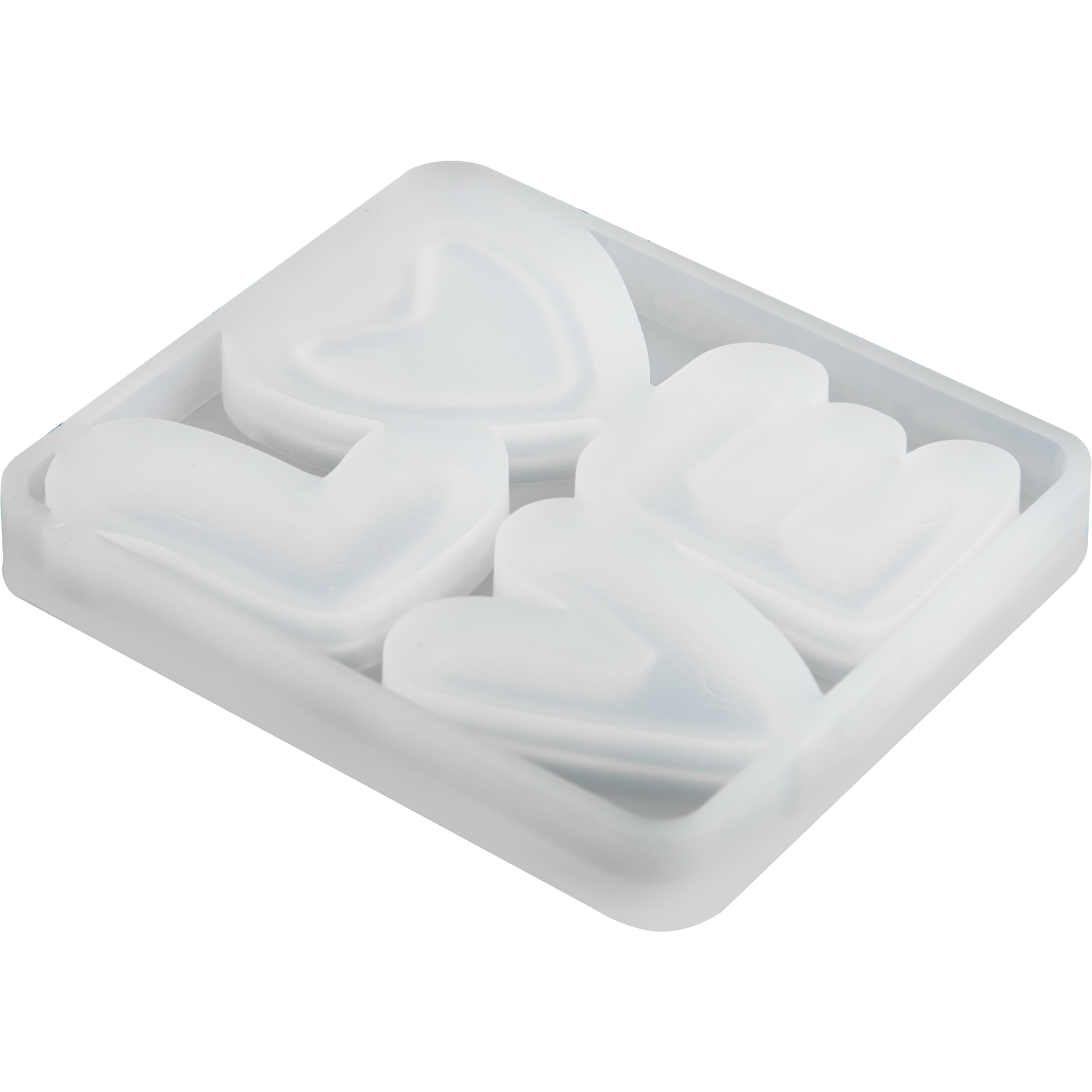 Light Gray Urban Crafter LOVE Silicone Mould 5.8x5x0.8cm Resin Moulds