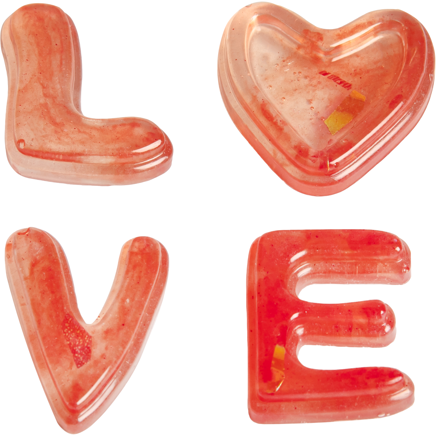 Coral Urban Crafter LOVE Silicone Mould 5.8x5x0.8cm Resin Moulds