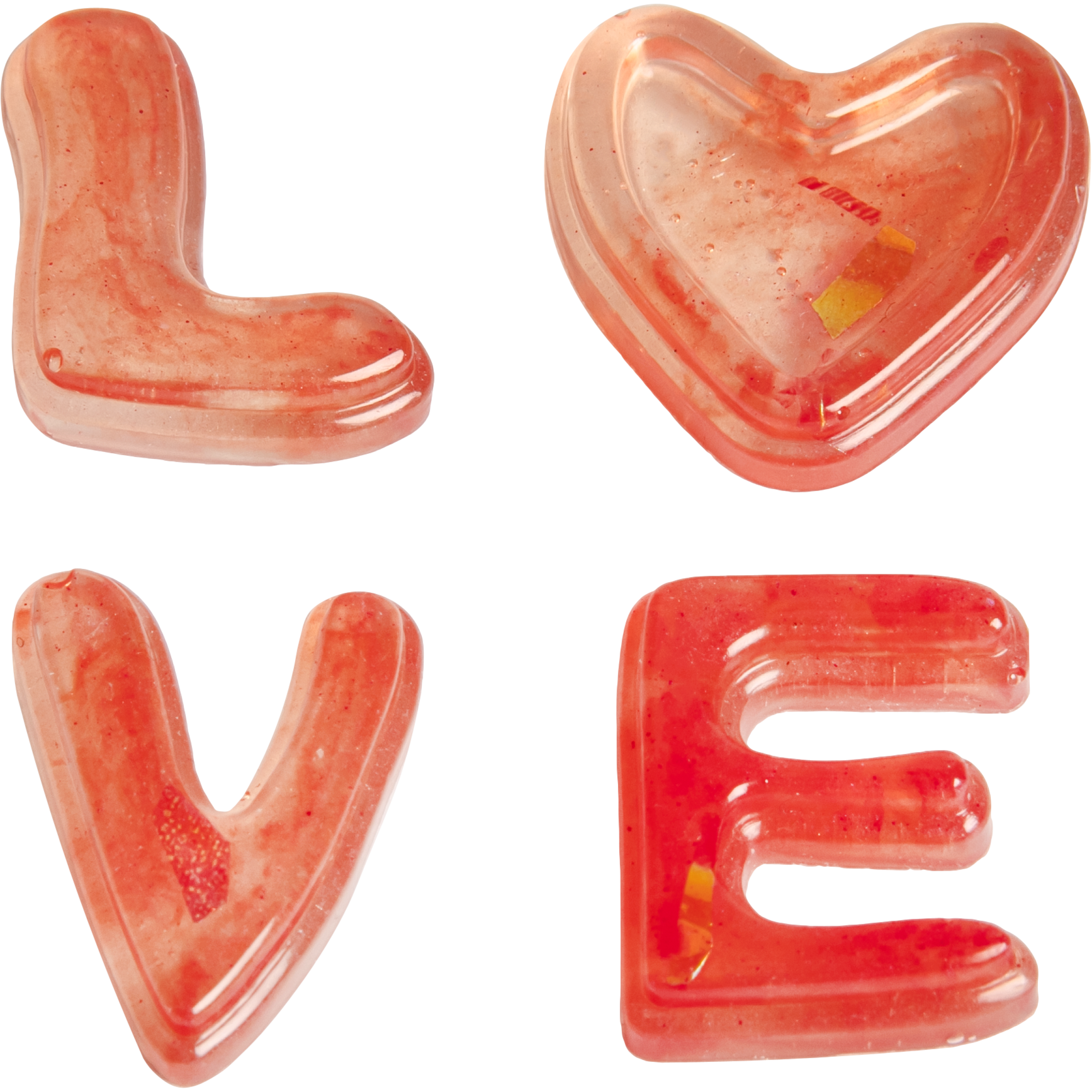 Coral Urban Crafter LOVE Silicone Mould 5.8x5x0.8cm Resin Moulds