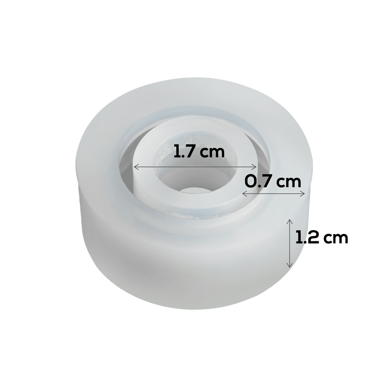 Gray Urban Crafter Ring Mould 3.3x3.3x1.2cm Resin Craft