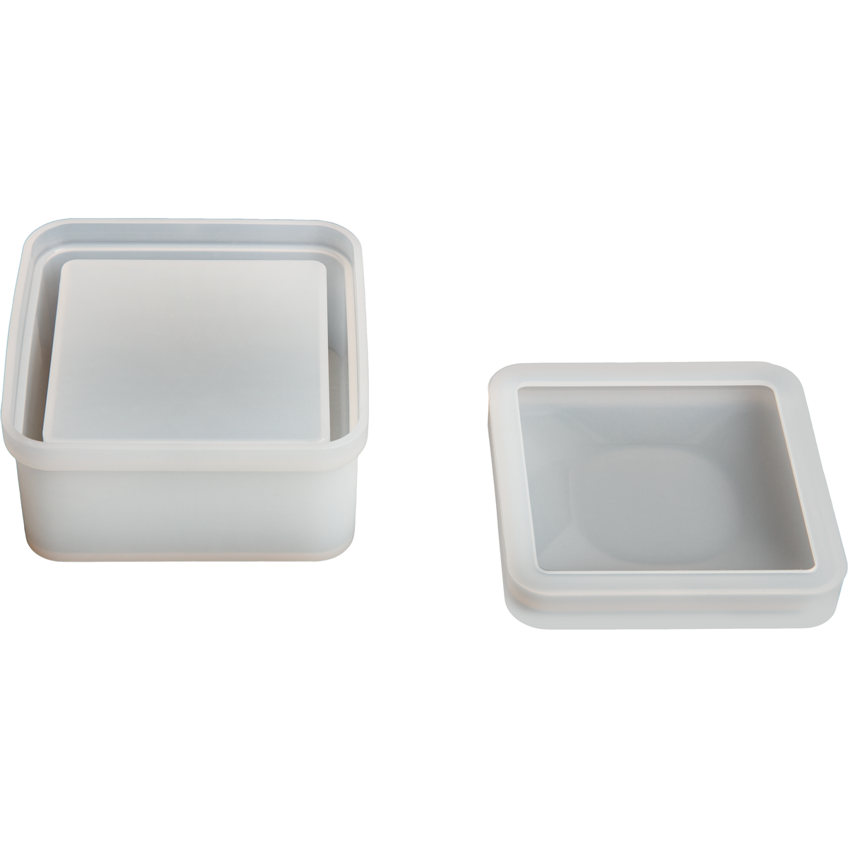 Gray Urban Crafter Square Box Silicone Mould 8x8x3.7cm Resin Moulds