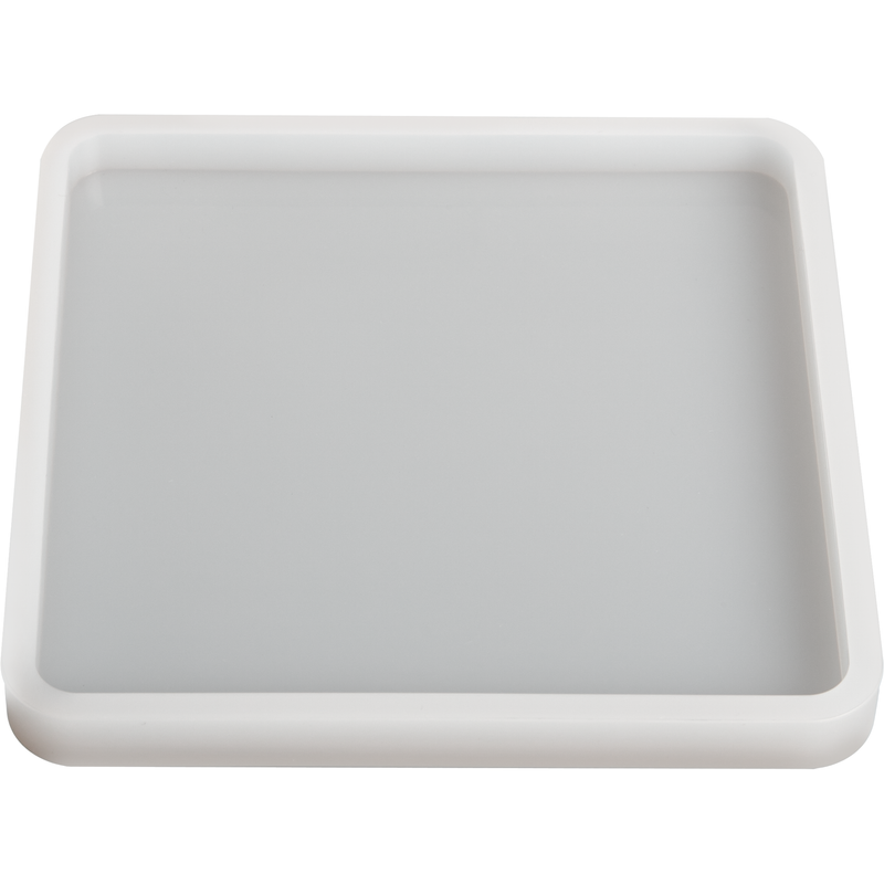 Gray Urban Crafter Silicone Square Mould coaster 11x11x1cm Resin Craft