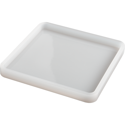 Light Gray Urban Crafter Silicone Square Mould coaster 11x11x1cm Resin Moulds