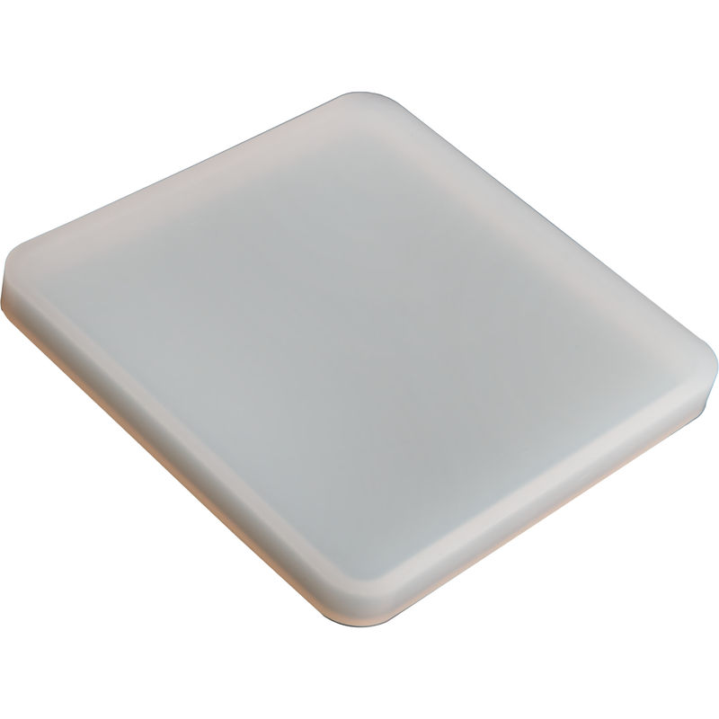 Gray Urban Crafter Silicone Square Mould coaster 11x11x1cm Resin Craft