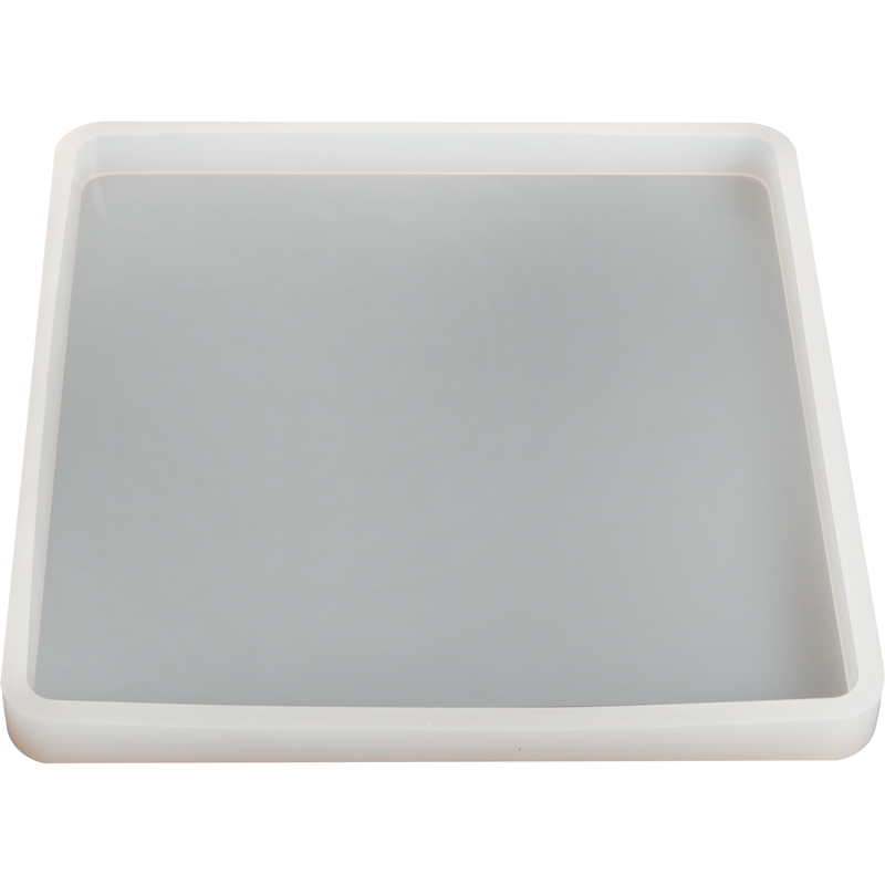 Gray Urban Crafter Silicone Square Mould coaster 13x13x1cm Resin Craft