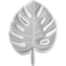 Gray Urban Crafter Silicone Leaf Mould 12.2x8.7x0.8cm Resin Craft