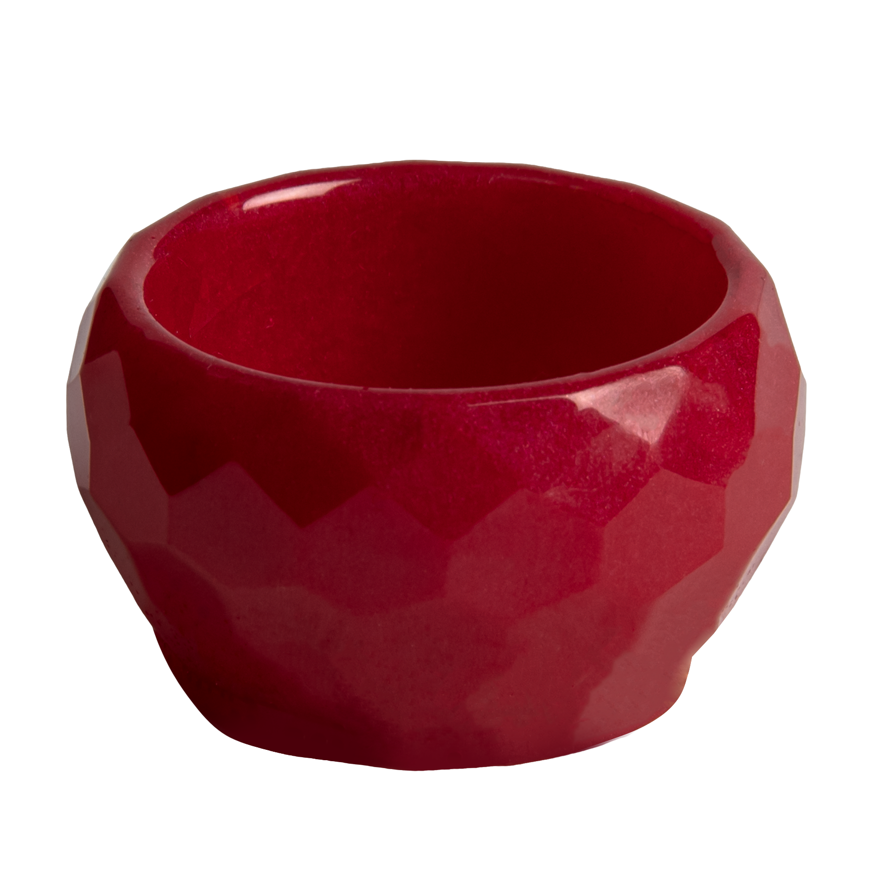 Dark Red Urban Crafter Silicone Mould Small Bowl 4.5x4.5x2.7cm Resin Craft