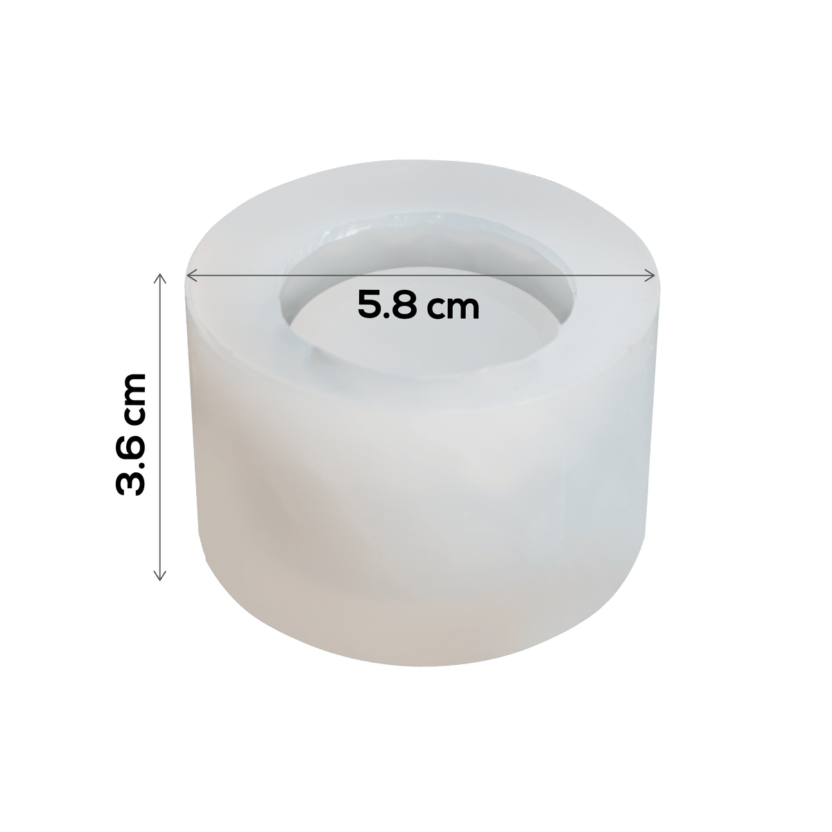 Light Gray Urban Crafter Silicone Mould big bowl 5.8x5.8x3.6cm Resin Moulds