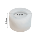 Light Gray Urban Crafter Silicone Mould big bowl 5.8x5.8x3.6cm Resin Moulds