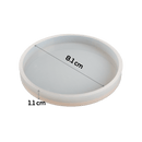 Gray Urban Craft Silicone Mould Dish 8.1x8.1x1.6cm Resin Craft