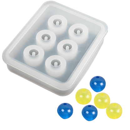 Light Gray Urban Crafter Silicone Mould Beads 7.2x5.9x1.5cm Resin Moulds