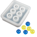 Light Gray Urban Crafter Silicone Mould Beads 7.2x5.9x1.5cm Resin Moulds