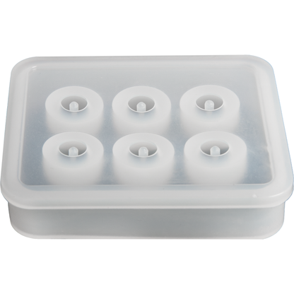 Gray Urban Crafter Silicone Mould Beads 7.2x5.9x1.5cm Resin Moulds