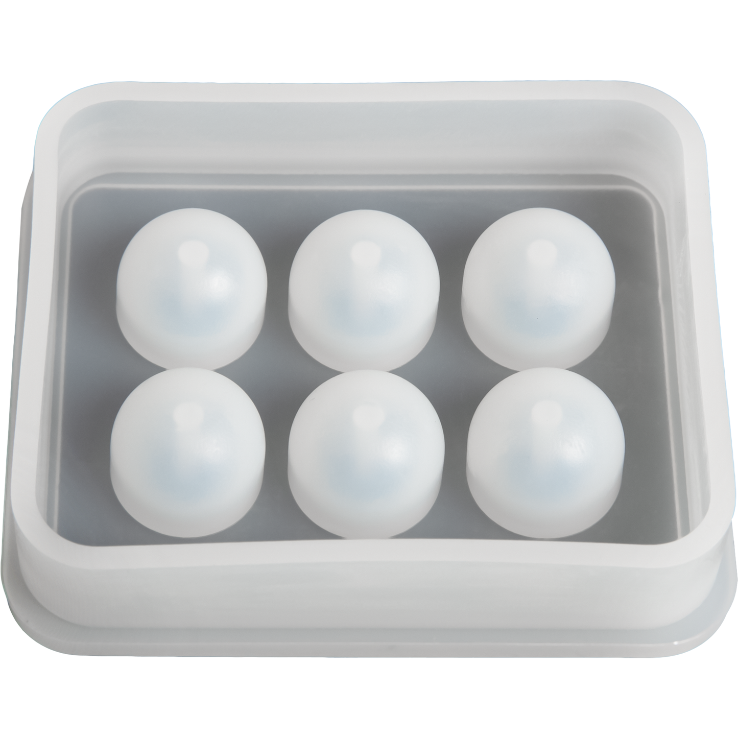 Light Gray Urban Crafter Silicone Mould Beads 7.2x5.9x1.5cm Resin Moulds