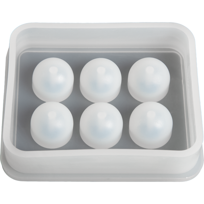 Light Gray Urban Crafter Silicone Mould Beads 7.2x5.9x1.5cm Resin Moulds
