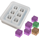 Light Gray Urban Crafter Silicone Mould Beads - 12mm 7.2x5.9x1.5cm Resin Craft