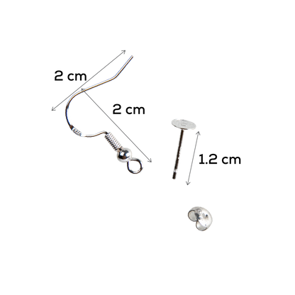 Light Gray Urban Crafter Earring kit Resin Moulds