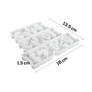 Light Gray Urban Crafter Silicone words Mould 16x13x13.5cm - Live Love Laugh Resin Craft