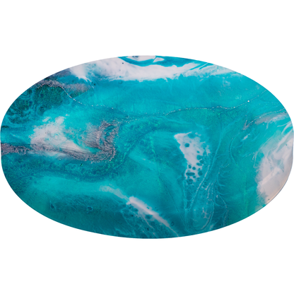 Dark Cyan Urban Crafter Silicone coaster Mould 9x9cm Resin Moulds