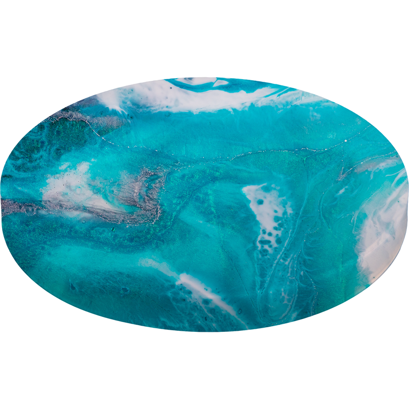 Dark Cyan Urban Crafter Silicone coaster Mould 9x9cm Resin Craft