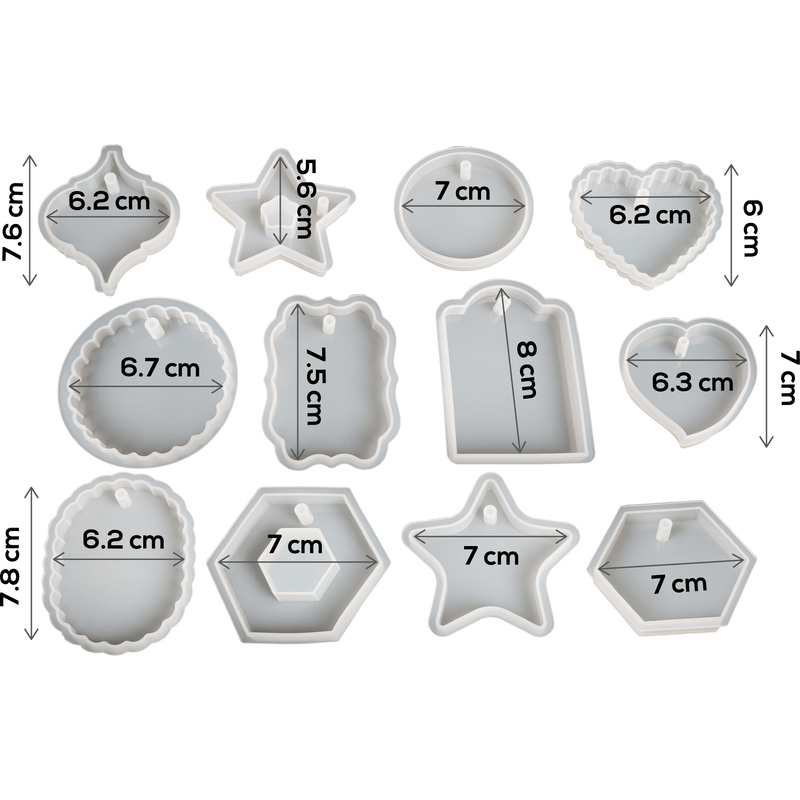 Gray Urban Crafter Pendant  Silicone Moulds