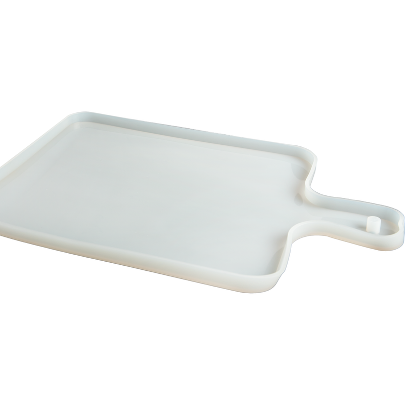 Light Gray Urban Crafter Handle Tray Silicone Mould Rectangle- Large 33.5x21cm Resin Craft