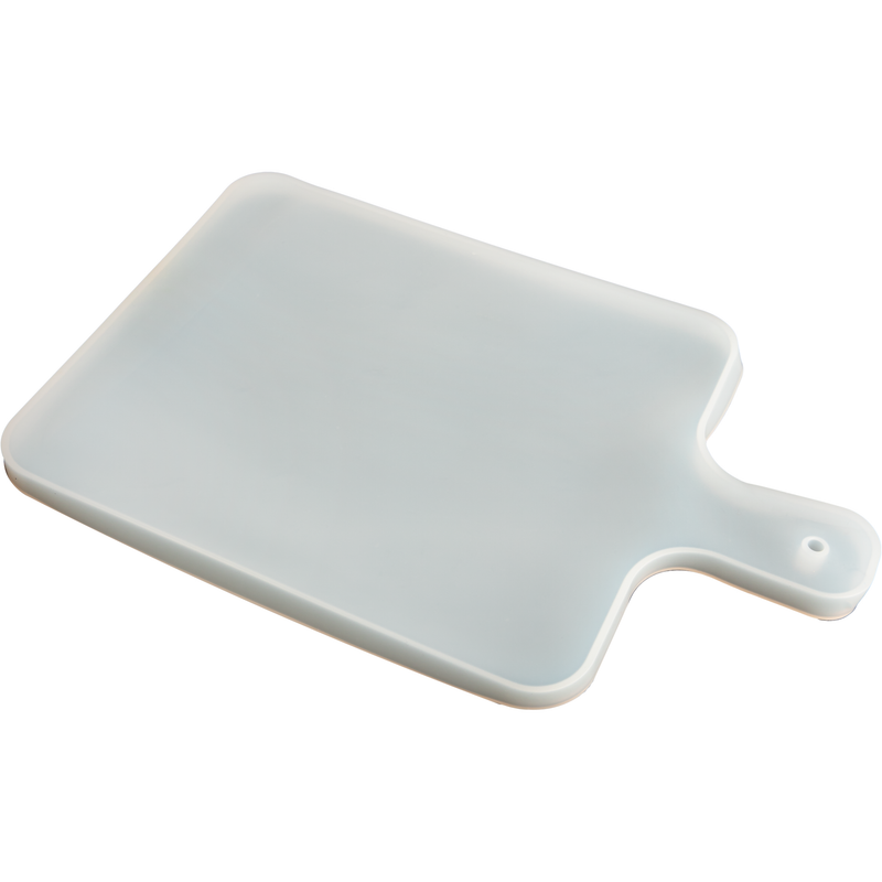 Light Gray Urban Crafter Handle Tray Silicone Mould Rectangle- Large 33.5x21cm Resin Craft